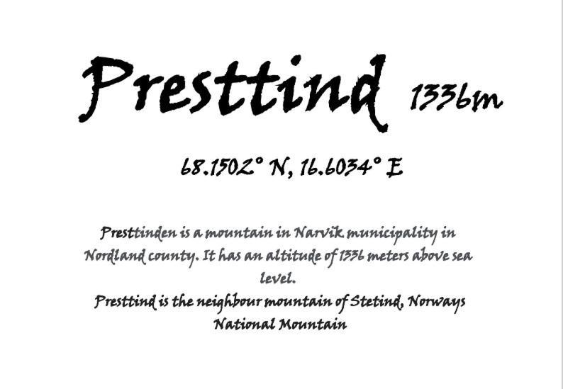Presttind - Studio Apartment With Free Parking Narvik Exterior foto